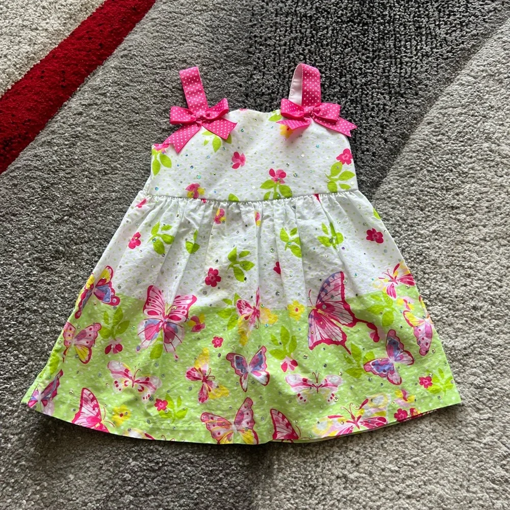 Assorted Girls 3PC 12M Summer Dresses Bundle - Picture 5 of 10